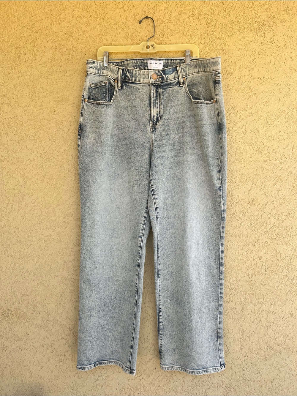 Lane Bryant Flex Magic Waistband Mid-Rise Relaxed Straight Leg EUC Size 18